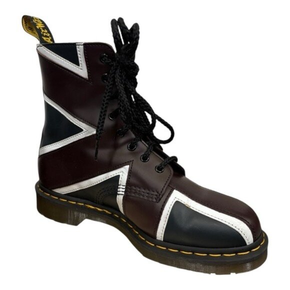 NEW Dr. Martens 1460 Pascal Brit 8 Eye lace Up Boots Size M10 W11 - Picture 6 of 10